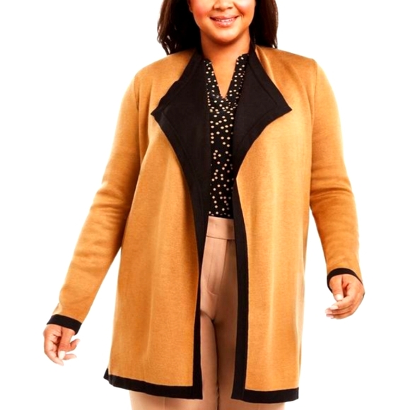 New ANNE KLEIN XL Cardigan NWT Open Front, Plus Size, Long Sleeves With Tags - Picture 1 of 5